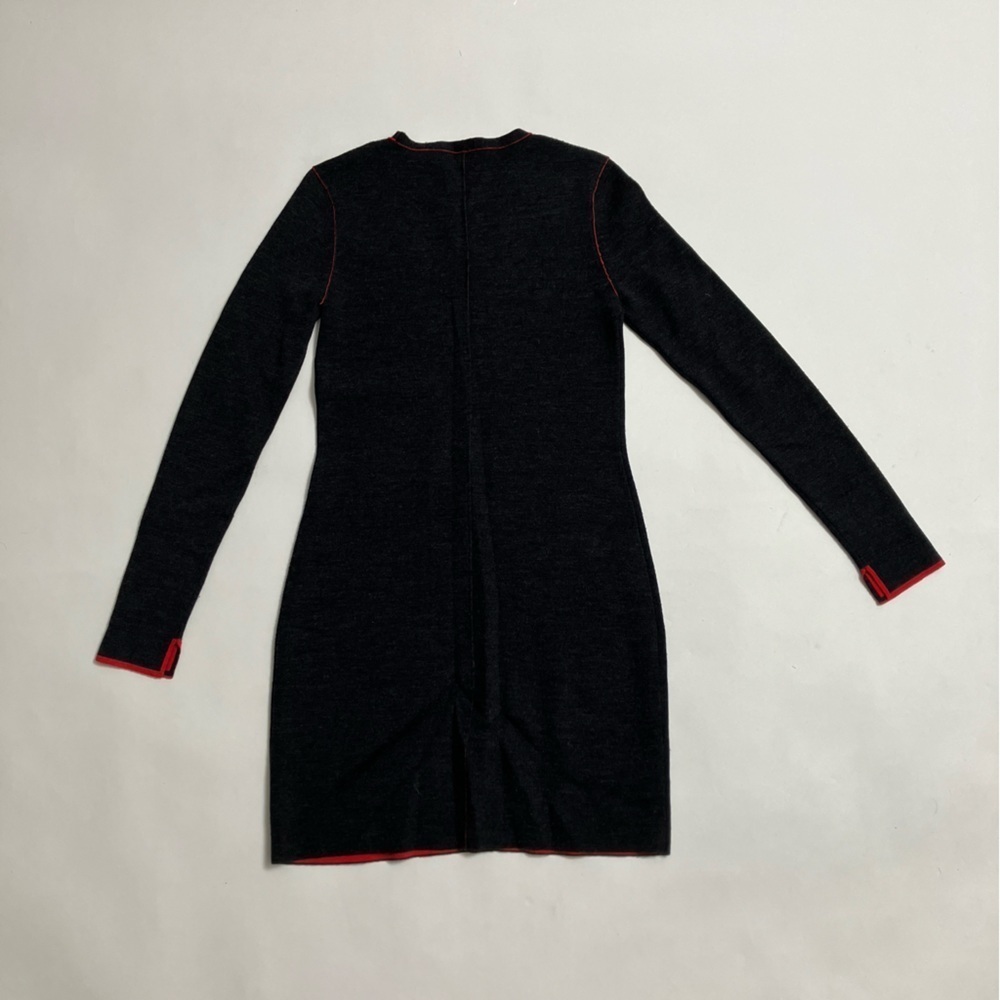 RAG & BONE inside out stitch long sleeve mini dress - Picture 4 of 5